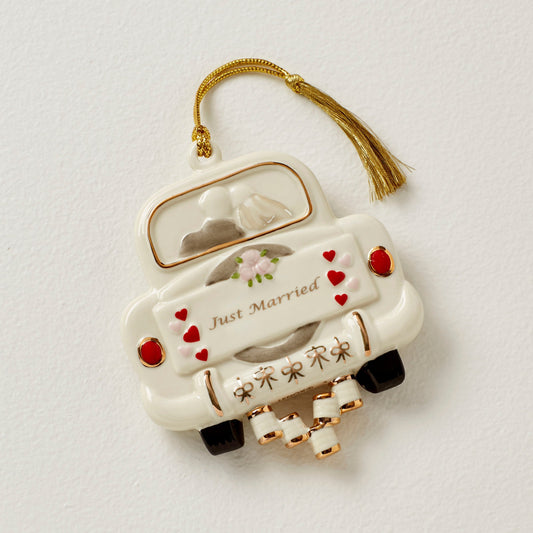 Personalized Just Married Ornament