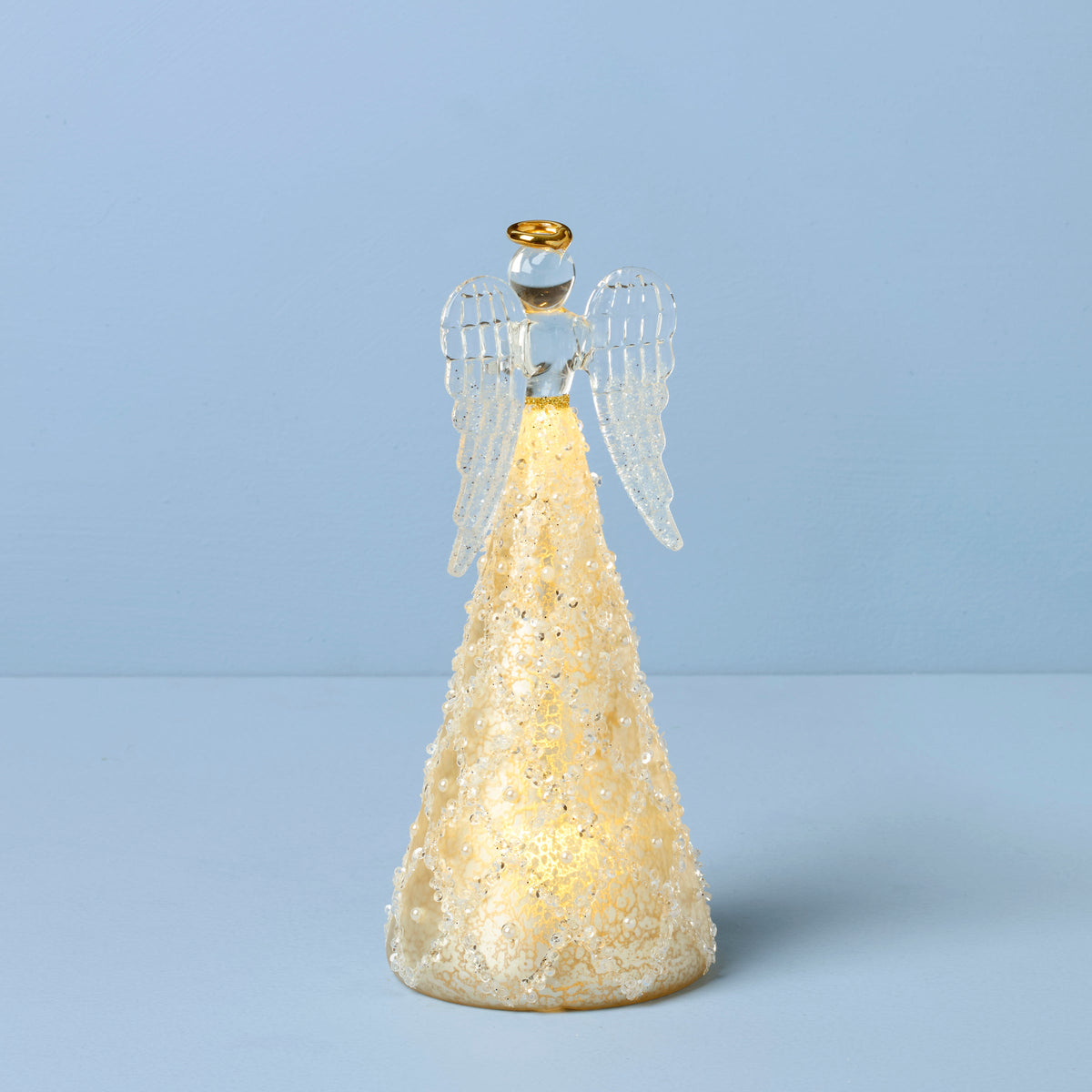 Radiant Light Lit Angel Figurine