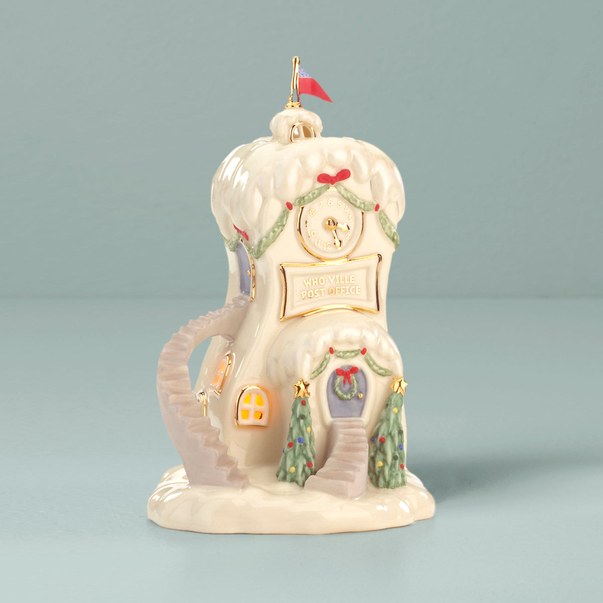 Who-Ville Post Office Lit Figurine