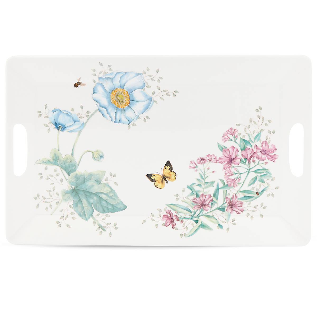 Butterfly Meadow Melamine Handled Serving Tray
