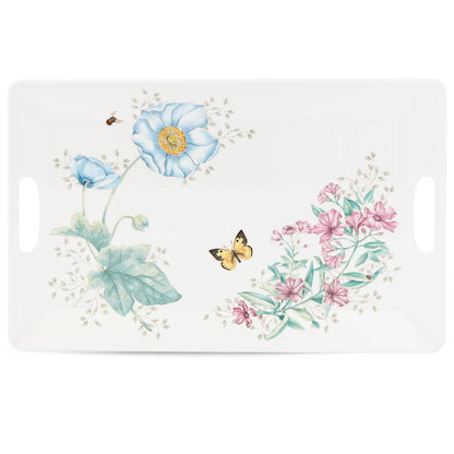 Butterfly Meadow Melamine Handled Serving Tray