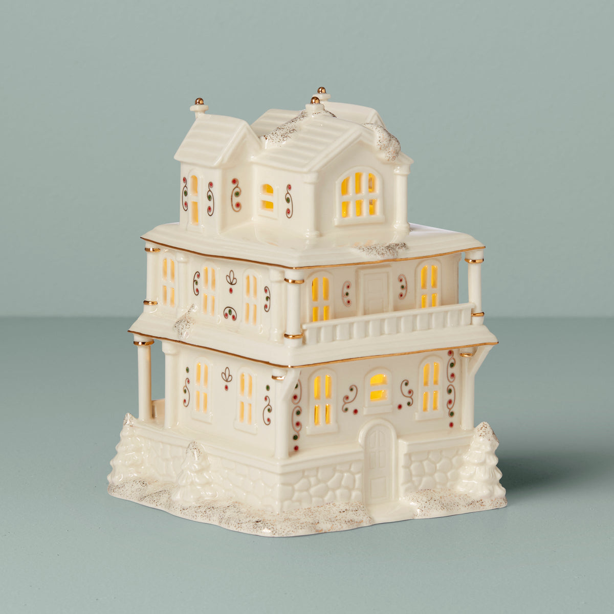 Mistletoe Park Light-Up Victorian House Figurine