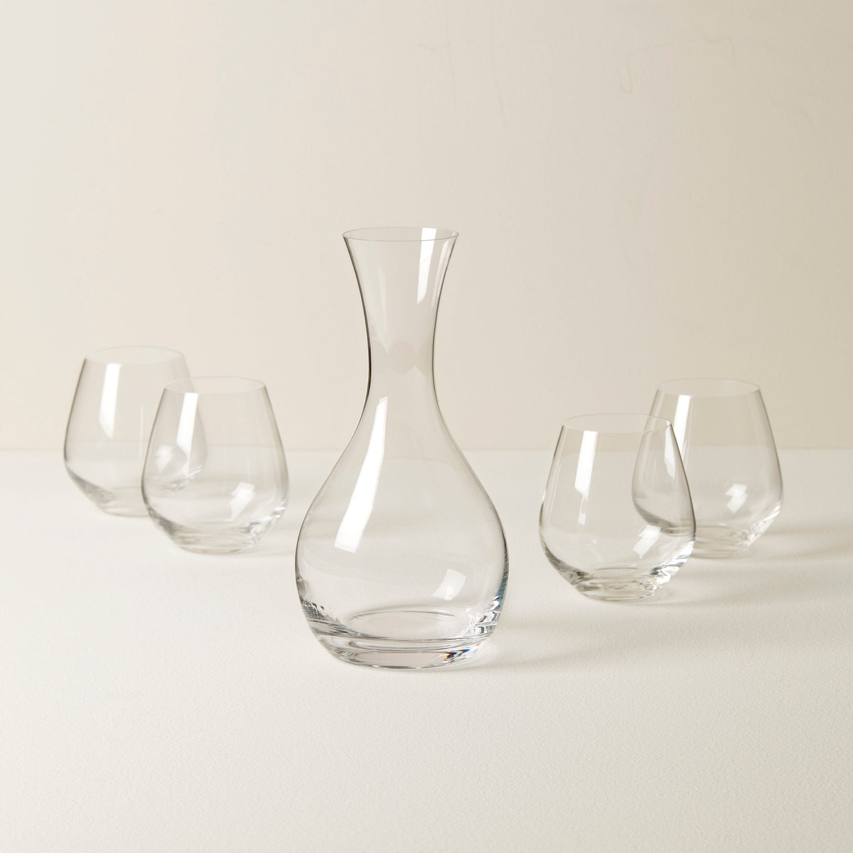 Tuscany Classics Decanter & Stemless Wine Glass Set