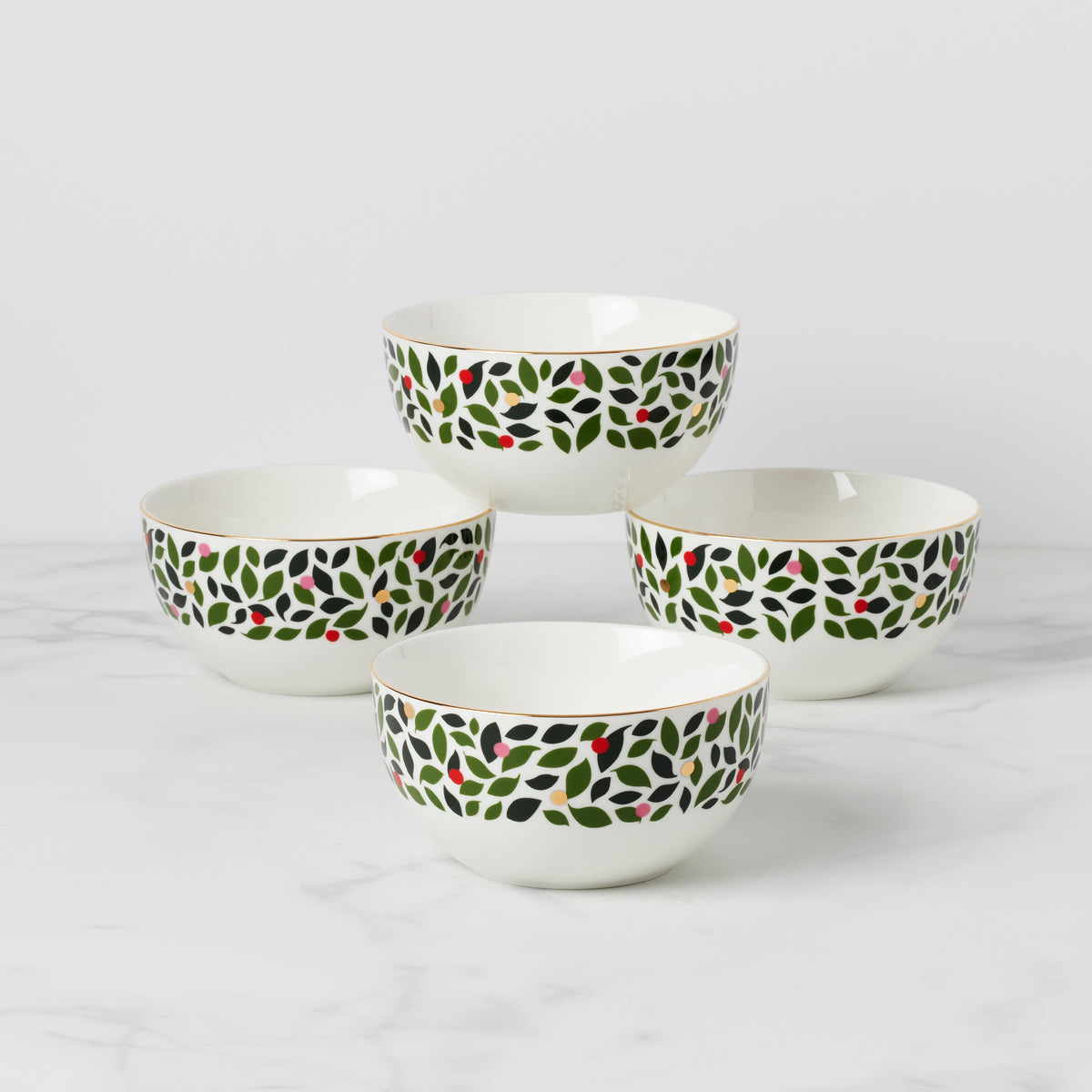 Evergreen Cereal Bowls, Set of 4