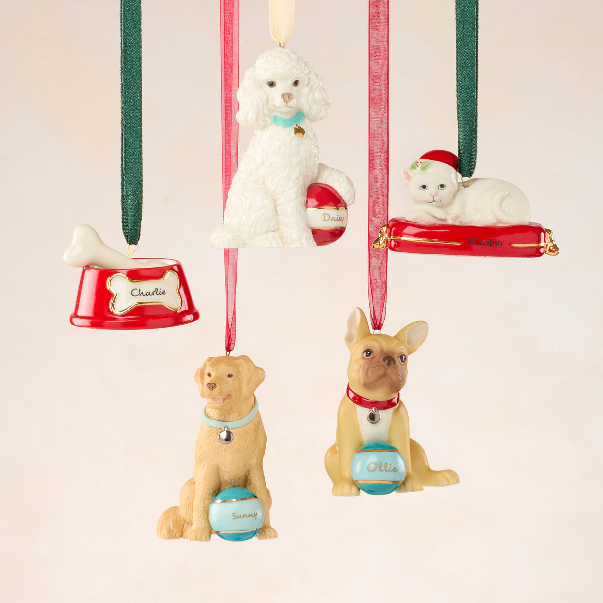Personalized Poodle Ornament