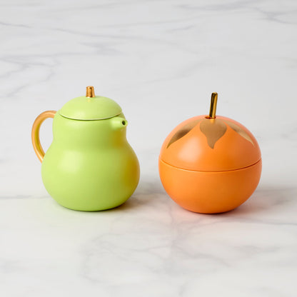 Tutti Fruity Pear & Orange Sugar & Creamer Set