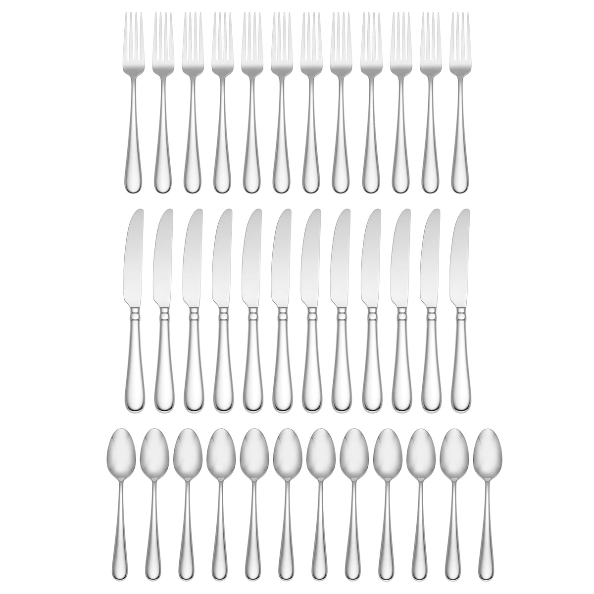 Studio 1414 36-Piece Flatware Set