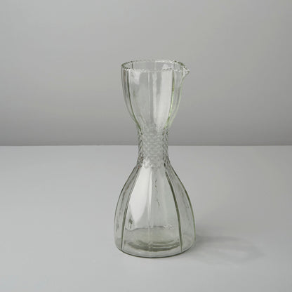 Ruffle Bell Glass Carafe