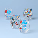 Cat In The Hat Tumblers, Set of 4